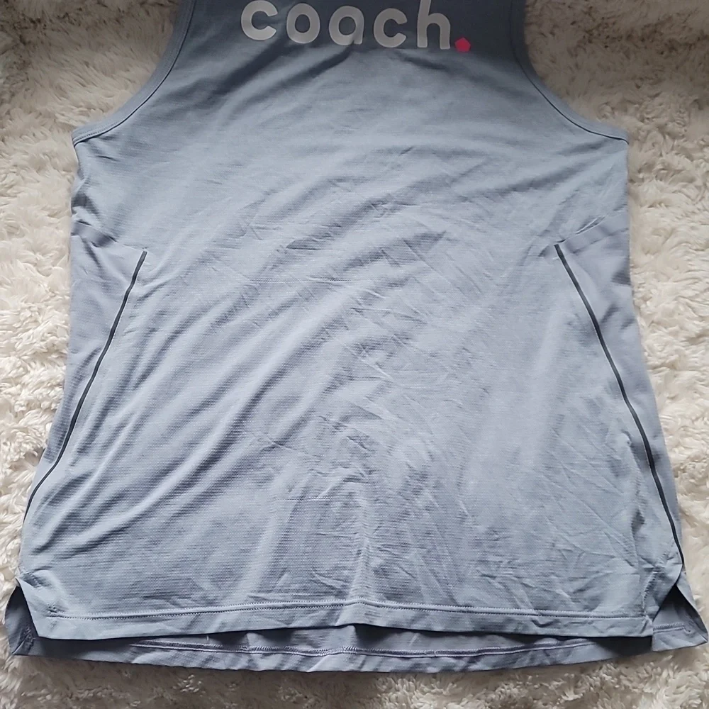 Lululemon Coach Light Blue Sleeveless Tank